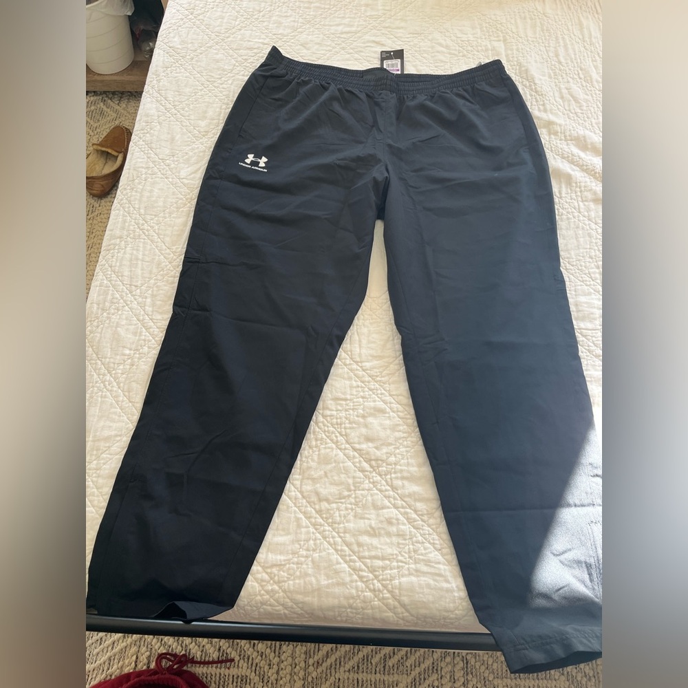 Under Armour Mens Loose Vital Woven Pants Size XXL Black